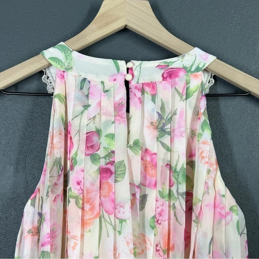 Speechless Kids Girls Pleated Floral Shift Dress